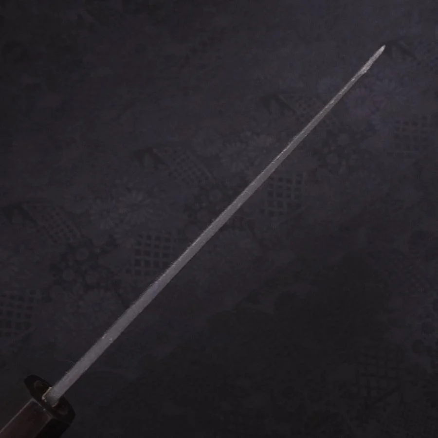 Bunka Blue Steel #2 Kurouchi Chokin Samurai Full Moon Buffalo Ebony Handle 165mm - Image 6