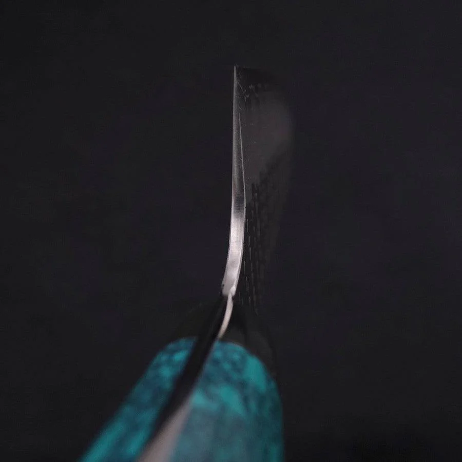 Bunka SG-2 Tsuchime Turquoise Green Handle 170mm - Image 4