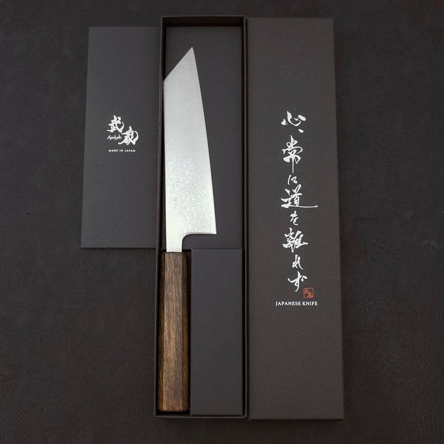 Bunka VG-10 Damascus Sumi Urushi Handle 170mm - Image 7