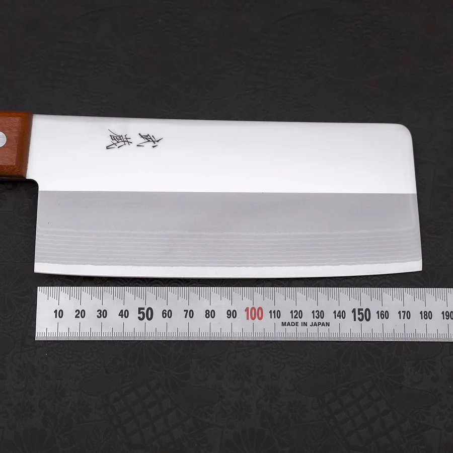 Chinese Cleaver VG-10 Damascus Cherry Handle 180mm - Image 7