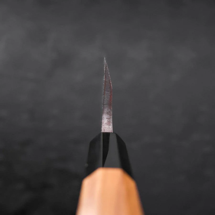 Deba Left Hand AUS-10 Polished Buffalo Teak Handle 180mm - Image 4