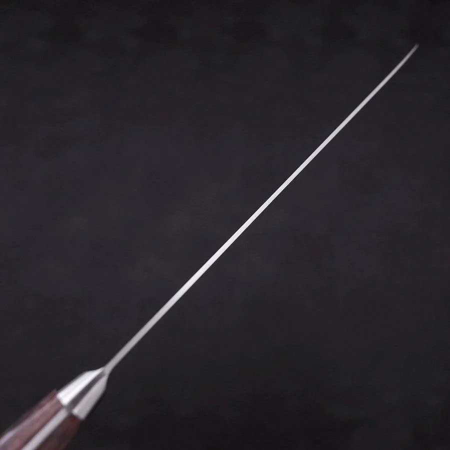 Gyuto knife AUS-8 Polished Western Mahogany Handle 210mm - Image 5