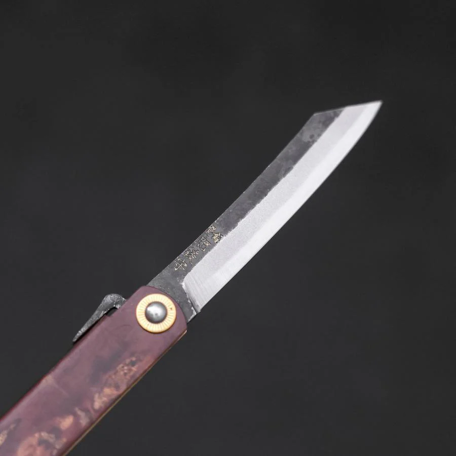 Higonokami Aogami 100mm Birch - Image 3