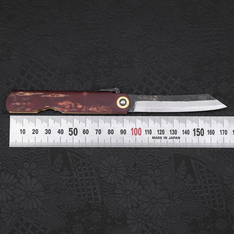 Higonokami Aogami 100mm Birch - Image 4