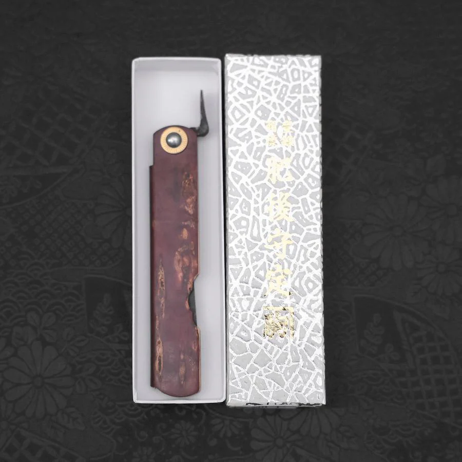 Higonokami Aogami 100mm Birch - Image 6