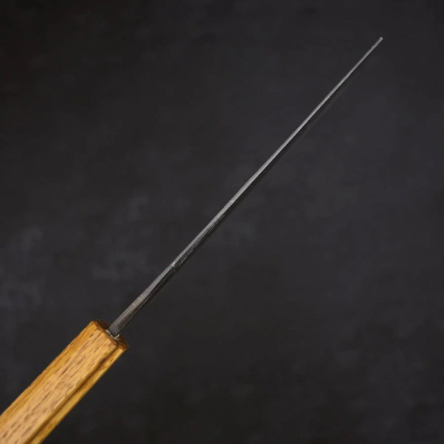 Nakiri Blue Steel #2 Kurouchi Oak Handle 165mm - Image 5