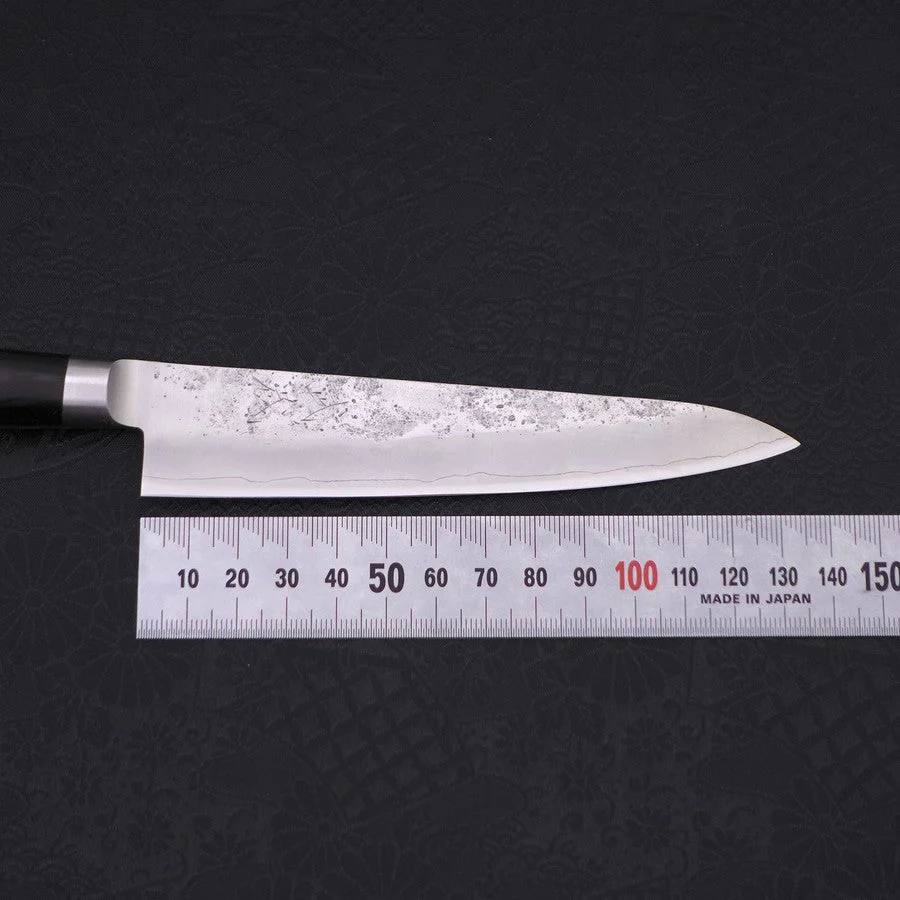 Petty Silver Steel #3 Nashiji Western Black Handle 135mm - Image 7