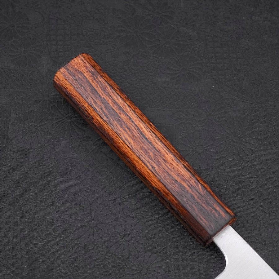 Santoku Blue Super Polished Sumi Urushi Handle 165mm - Image 6