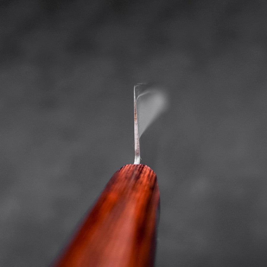 Santoku VG-1 Polished Western Mahogany Handle 140mm - Image 4