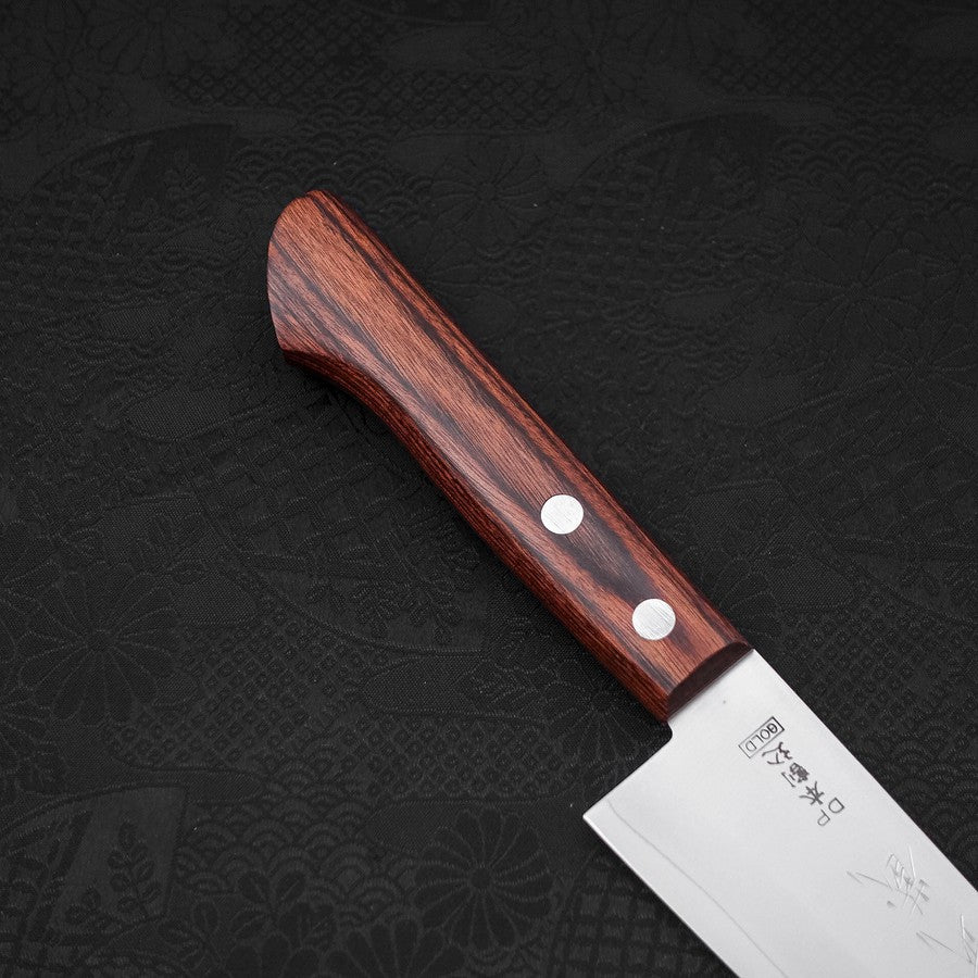 Santoku VG-1 Polished Western Mahogany Handle 140mm - Image 6