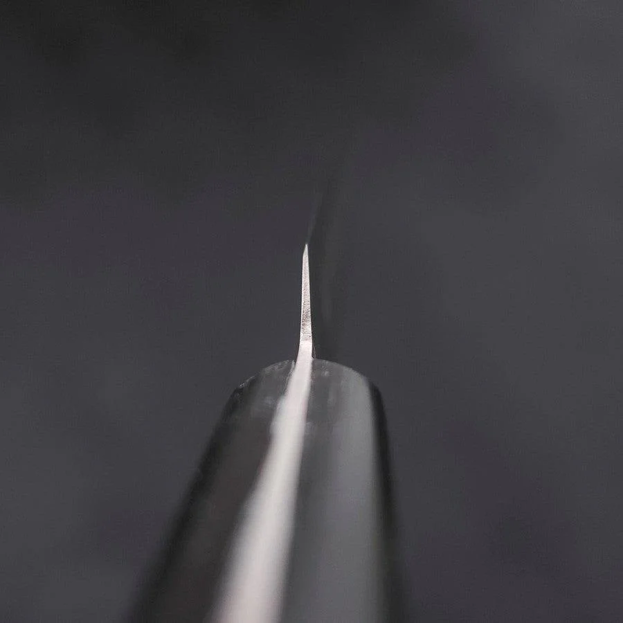 Sujihiki Silver Steel #3 Polished Western Black Handle 210mm - Image 4