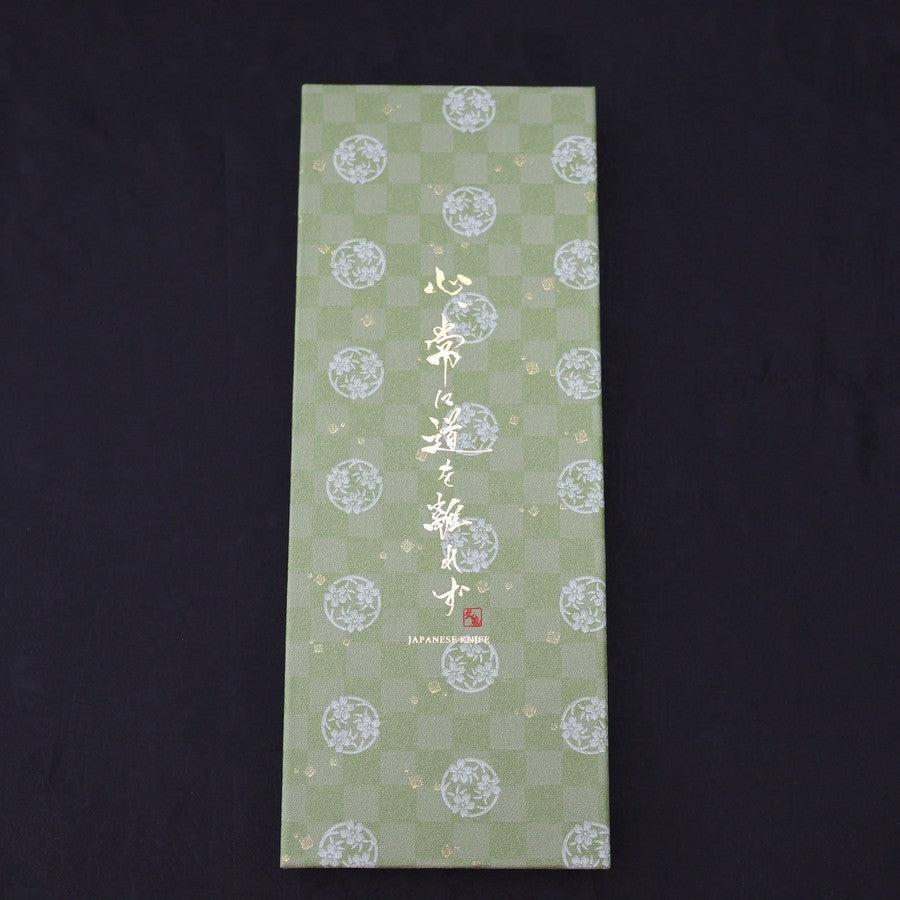 Traditional Green Washi Gift Wrapping Knife Set Box - Image 4