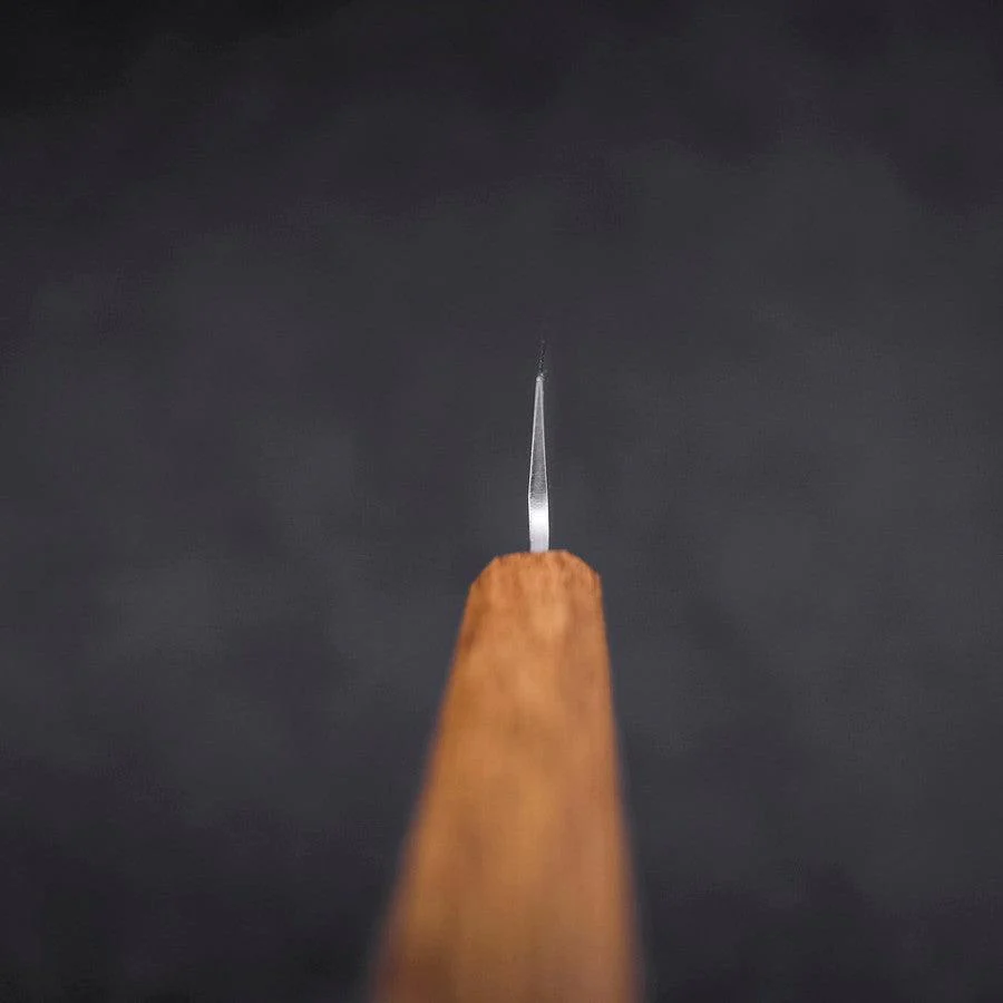 Yanagiba AUS-8 Polished Yaki Urushi Handle 300mm - Image 4