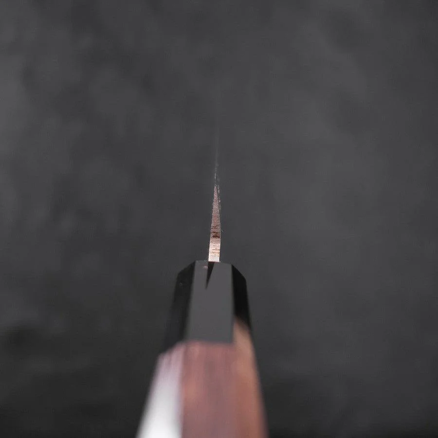 Yanagiba Left Hand AUS-10 Polished Buffalo Wenge Handle 290mm - Image 4